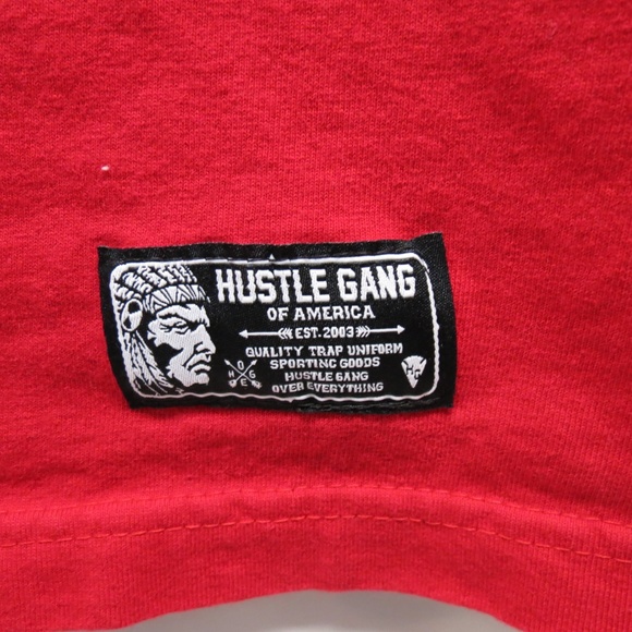 Hustle Gang Medium Red USA Shirt - Picture 6 of 6